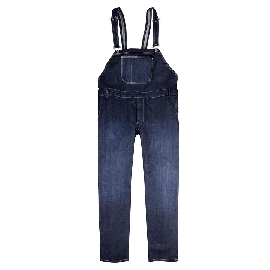 Übergröße Abraxas Jeans-Latzhose blue stonewash