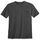 XXL T-Shirt Brusttasche anthrazit melange Redfield