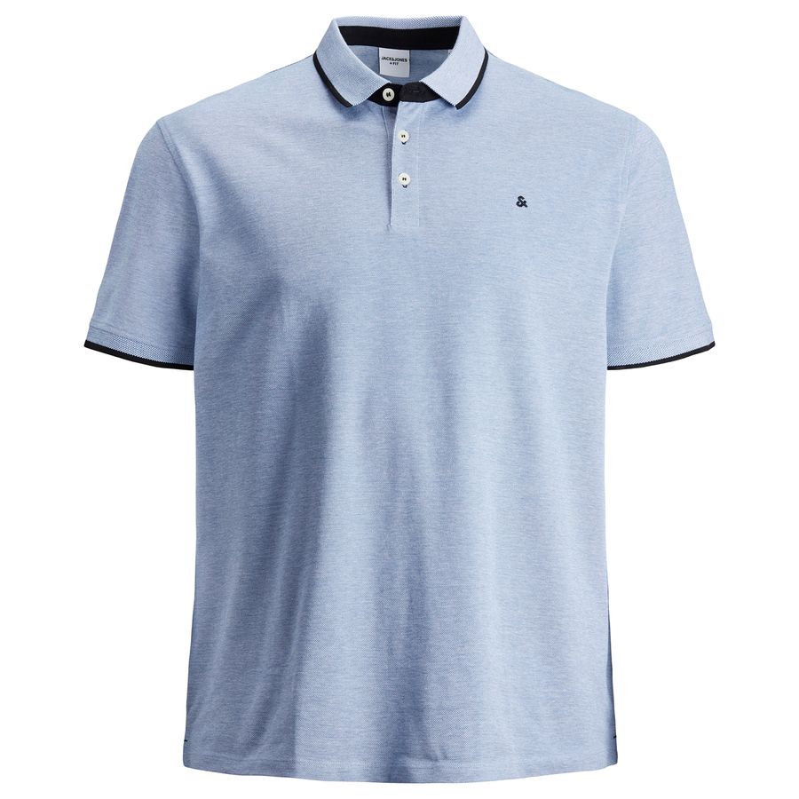 Jack&Jones Poloshirt blau melange XXL JJEPAULOS