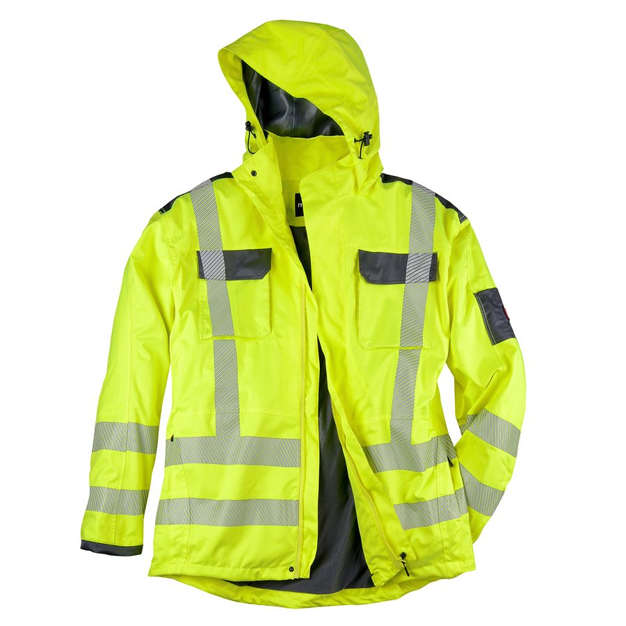 Marc & Mark XXL Warnschutzjacke / Arbeitsjacke gelb