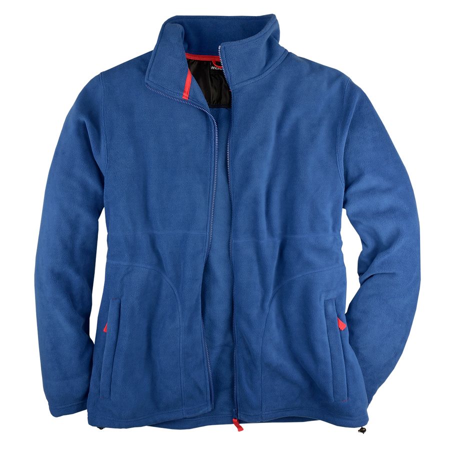 Marc & Mark Fleecejacke Übergröße blau