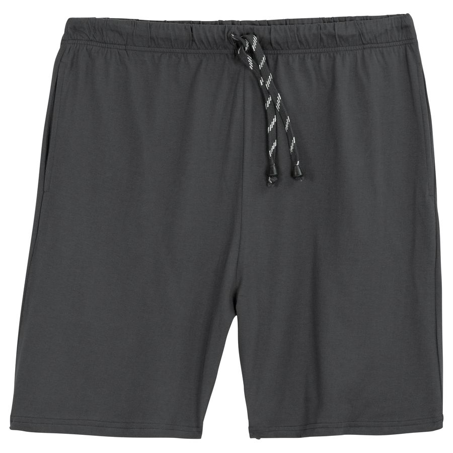 Adamo kurze Pyjamahose Übergröße anthrazit