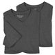 Redfield 2er-Pack Übergröße T-Shirt anthra V-Neck