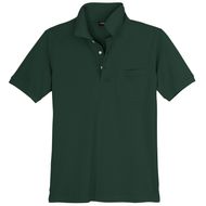 Redfield Piqué Poloshirt XXL dunkelgrün Brusttasche