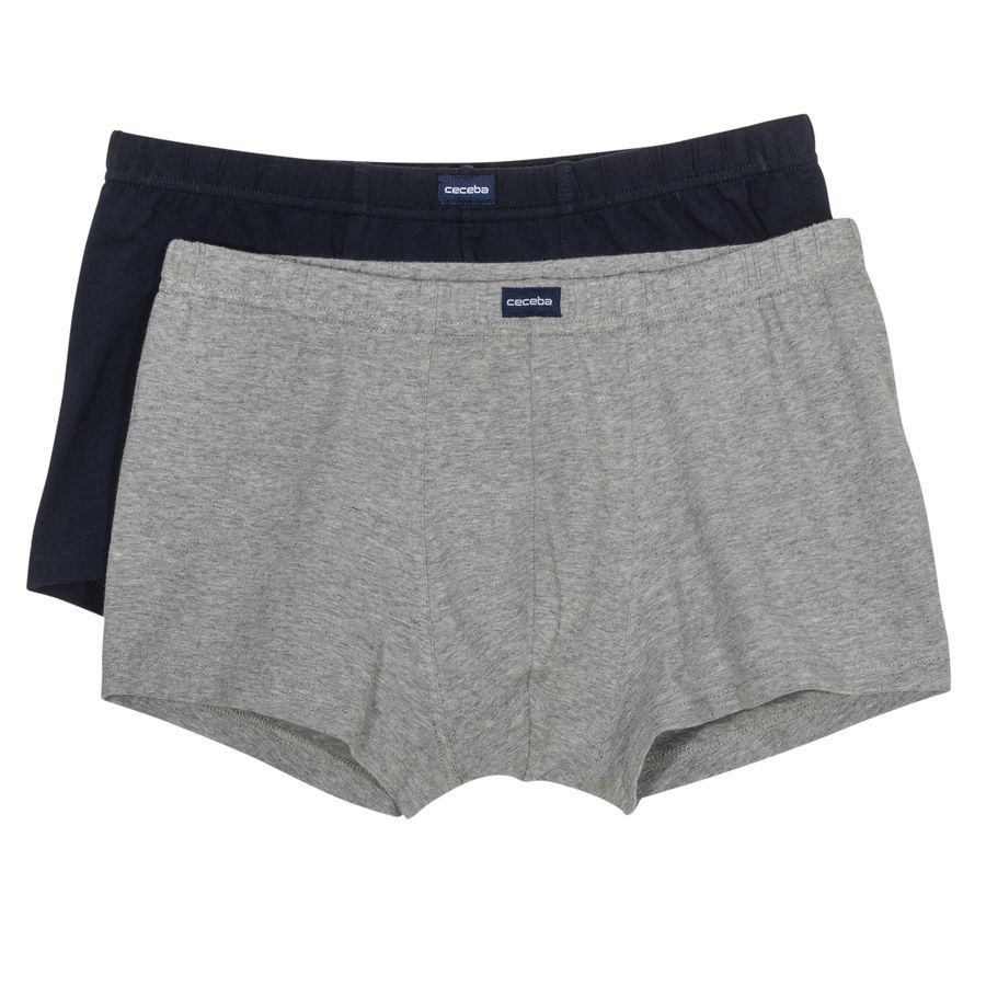 Ceceba 2er-Pack Pants Übergröße navy/grau melange