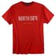 North Latitude T-Shirt Logoprint rot Übergröße