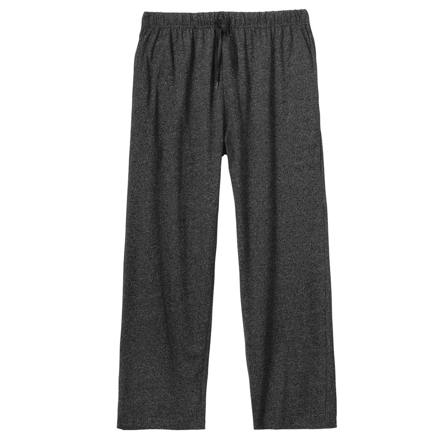 Adamo leichte Homewear-Hose schwarz melange XXL