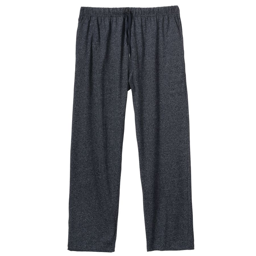 Adamo leichte Homewear-Hose blau melange Übergröße