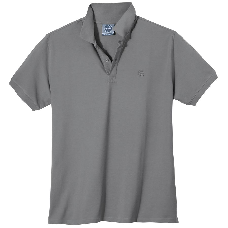 Ahorn Sportswear Basic Poloshirt stahlgrau XXL