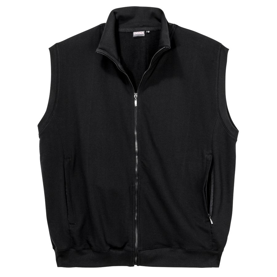 Adamo Fashion Sweatweste schwarz große Größen