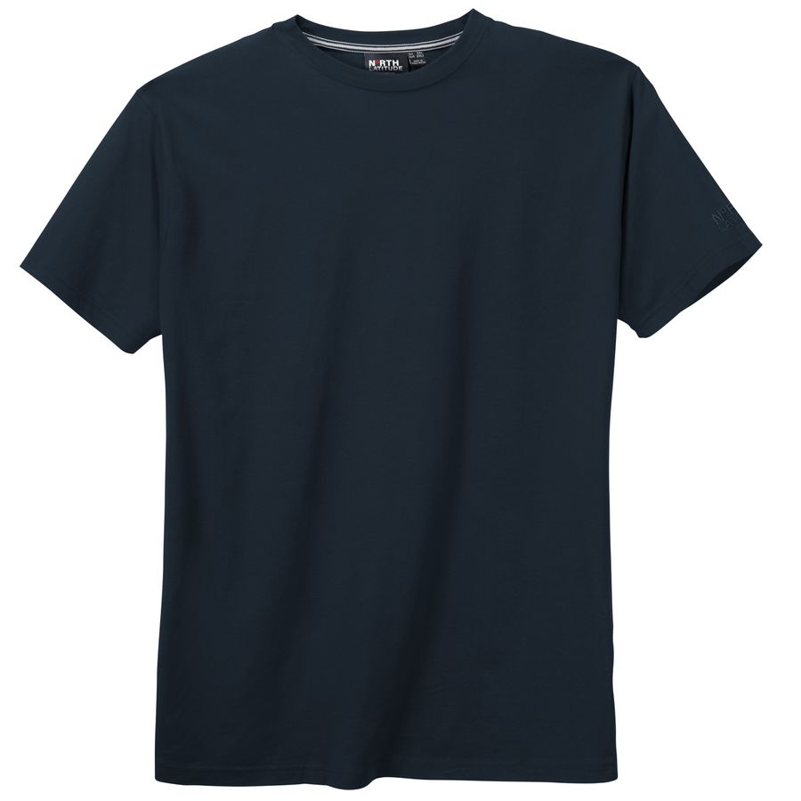 North Latitude T-Shirt dunkelblau Übergrößen