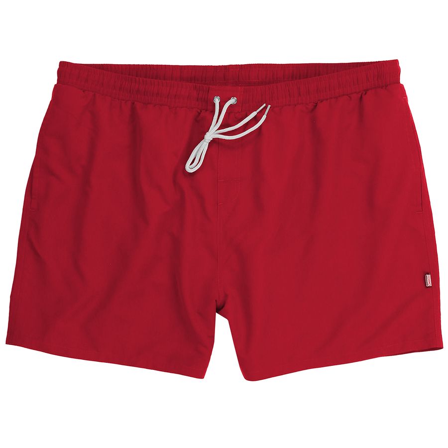 Adamo Badeshorts rot Übergröße