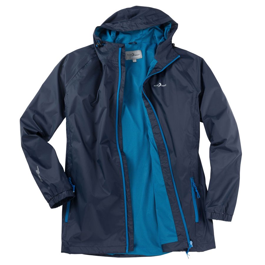 Blue Wave leichte Funktionsjacke blau große Größen