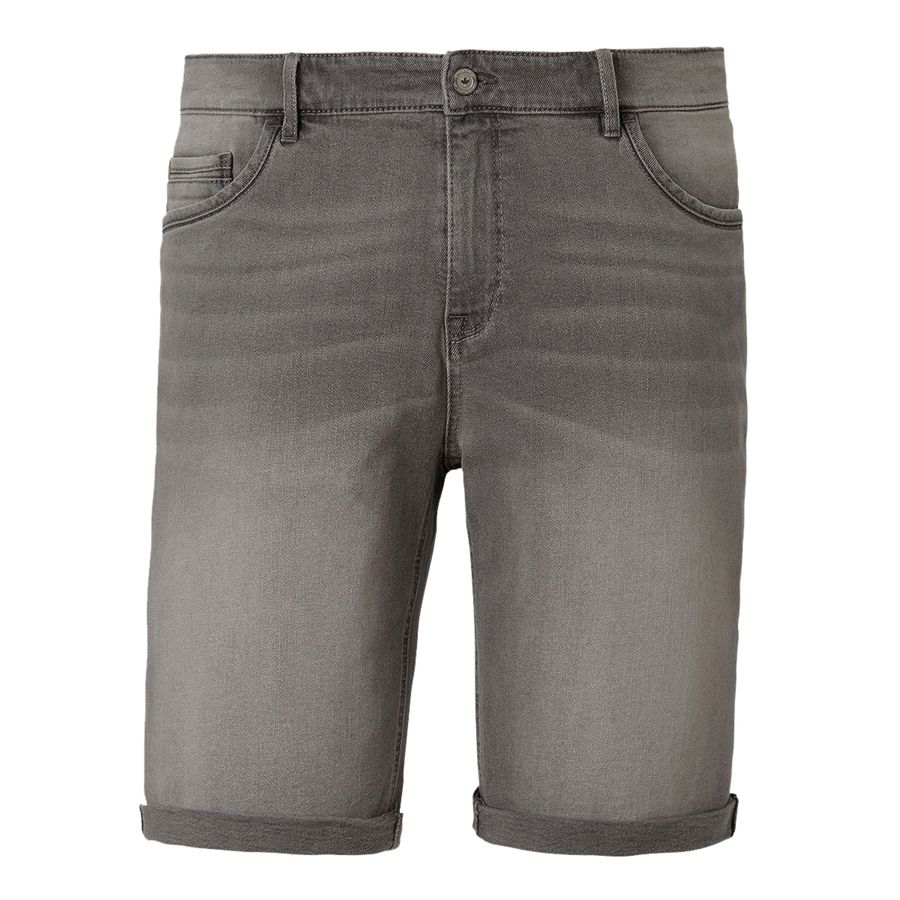 Redpoint Übergrößen Stretch-Jeans-Shorts grau used