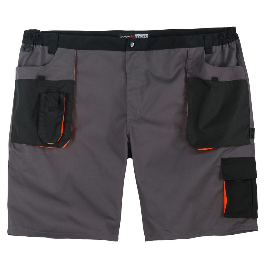 Marc & Mark Arbeits-Shorts XXL anthrazit-schwarz