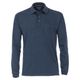 CasaModa XXL Polo Langarm blau melange easy care CasaModa XXL Polo Langarm blau melange easy care