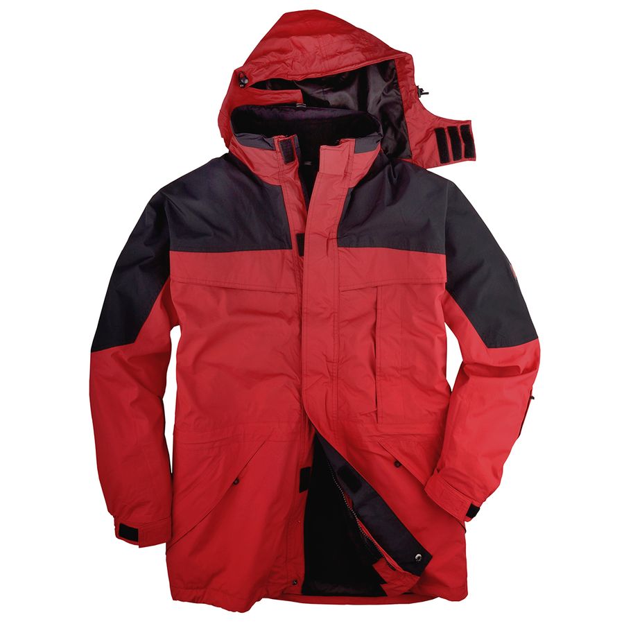 Marc & Mark 3-in-1 Funktionsjacke XXL rot-schwarz