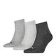 Puma Quarter Kurzsocken melierte Grautöne 3er-Pack