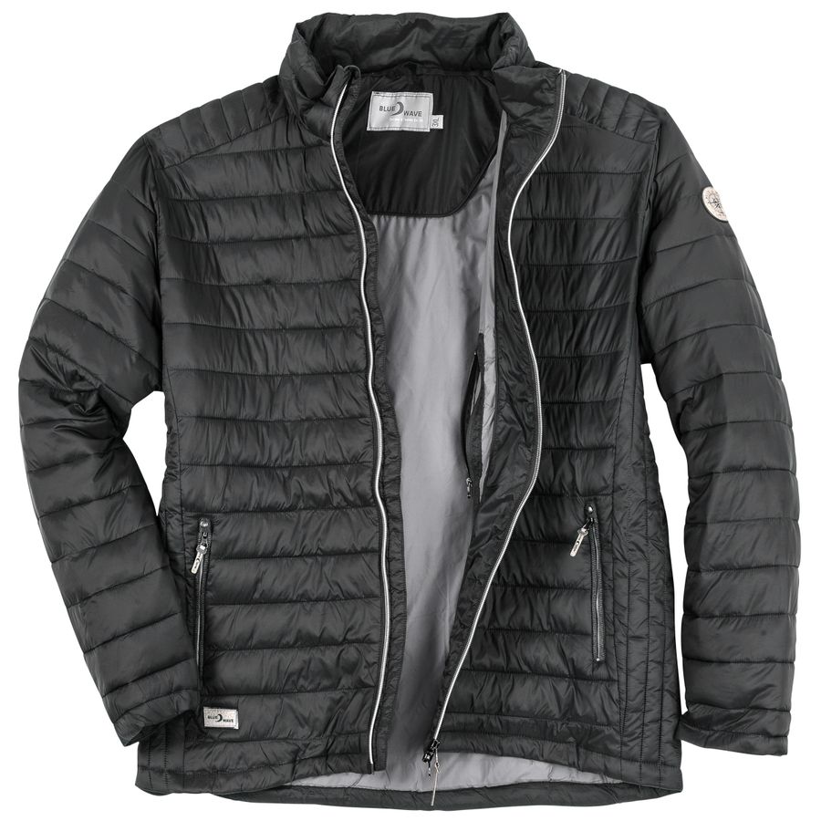 Blue Wave Steppjacke schwarz große Größen Ivan