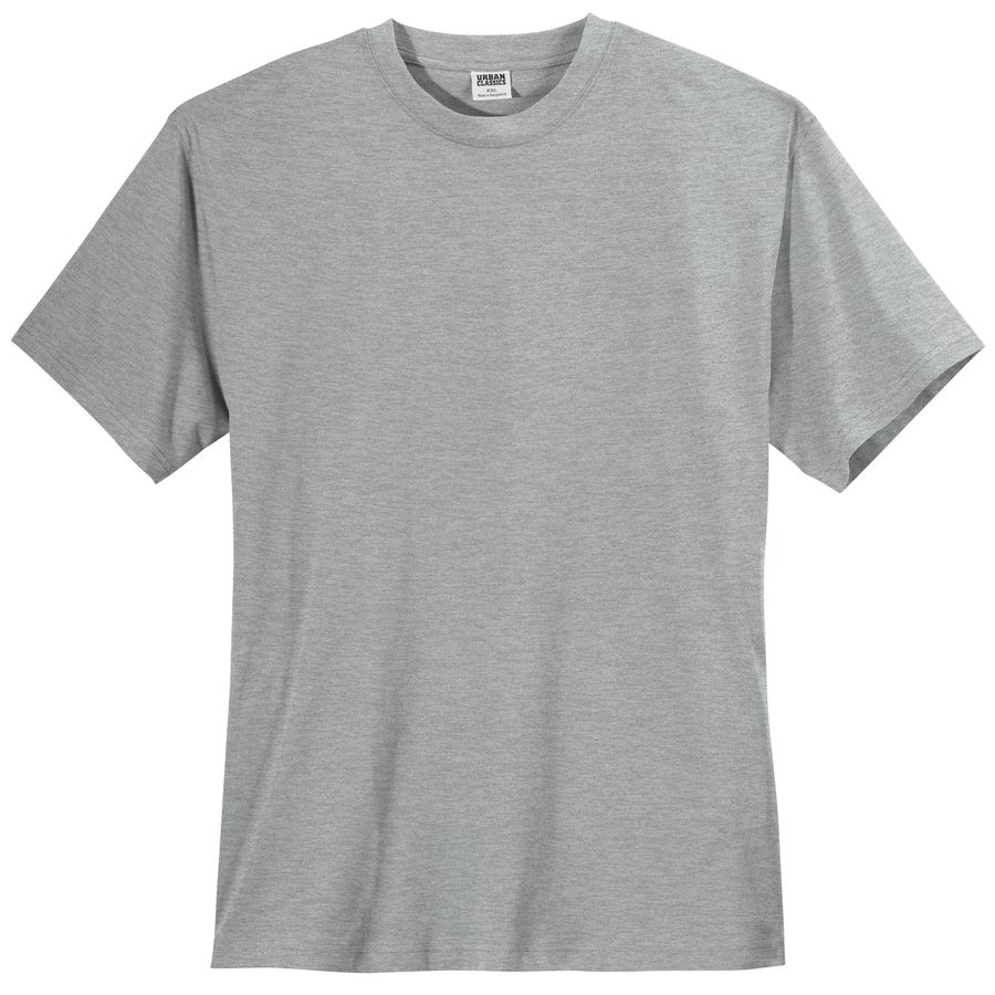 Urban Classics T-Shirt Übergröße grau melange