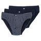 Ceceba 3er-Pack Slips Übergröße navy/Gitterkaro
