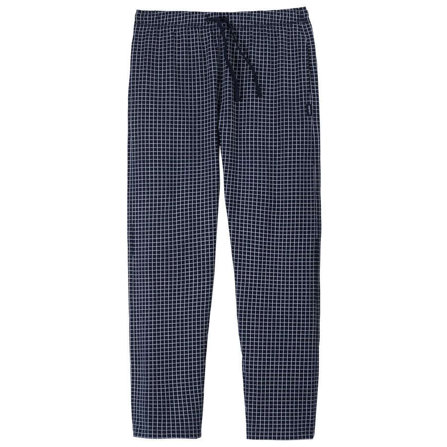 Ceceba Übergrößen Pyjama-Hose lang navy Gitterkaro