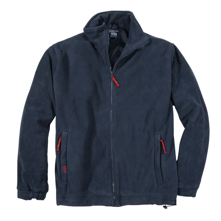 Brigg Fleecejacke Übergröße dunkelblau