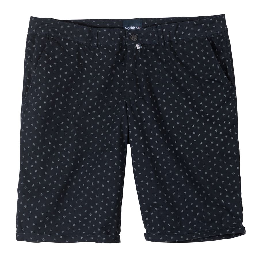 North 56°4 Allsize XXL Chino-Shorts navy Alloverprint