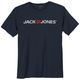 Jack&Jones T-Shirt navy Logodruck Übergröße JJECORP Jack&Jones T-Shirt navy Logodruck Übergröße JJECORP