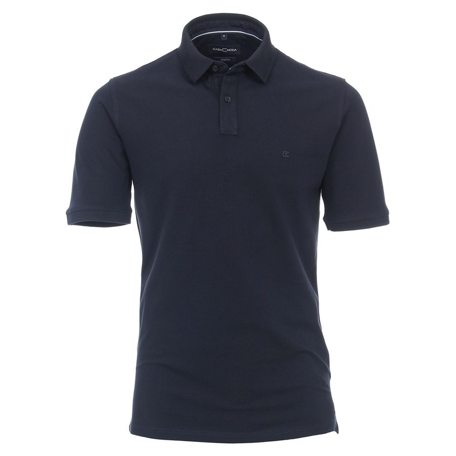 CasaModa Basic Poloshirt navy Übergröße