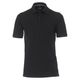CasaModa Basic Poloshirt schwarz Übergröße