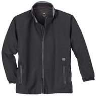Adamo schwarze Fitnessjacke Übergröße