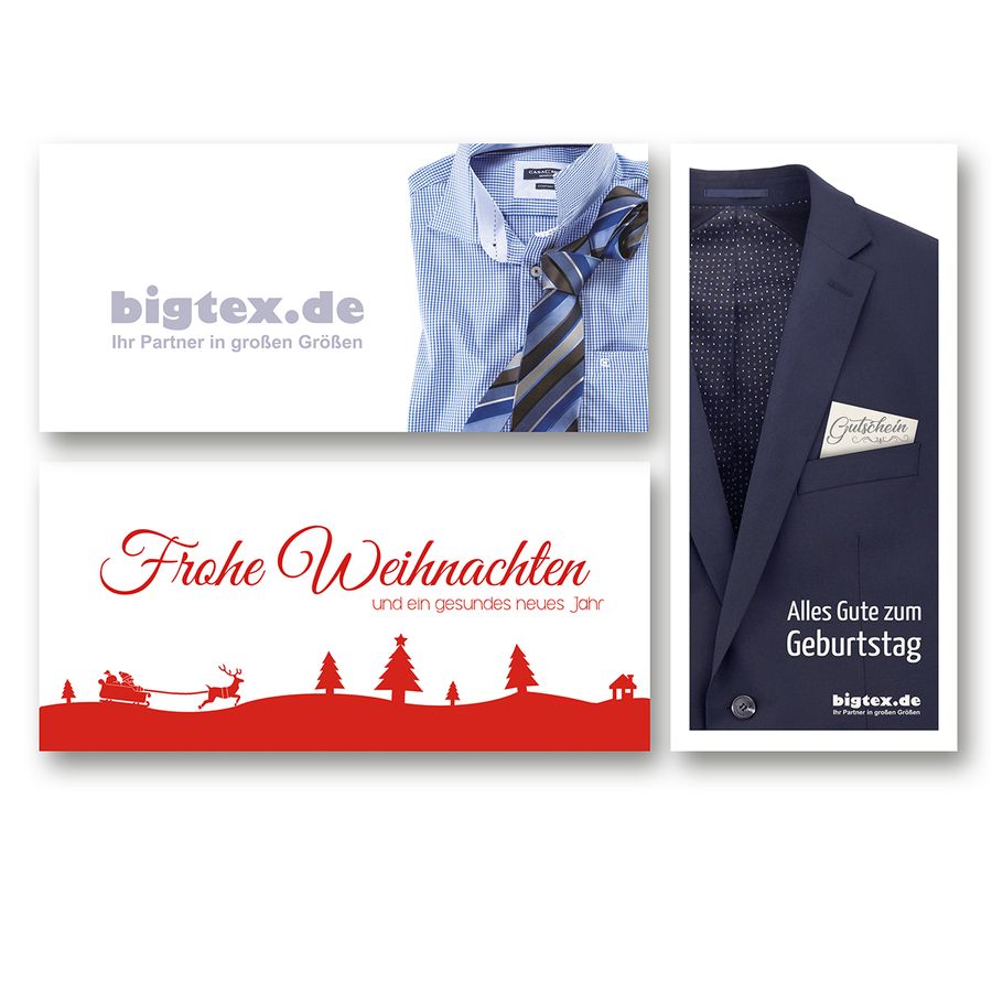 Geschenkgutschein bigtex.de 44,00 Euro