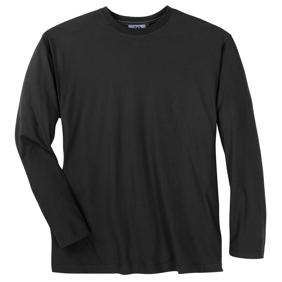 Basic Longsleeve XXL schwarz Ahorn Sportswear