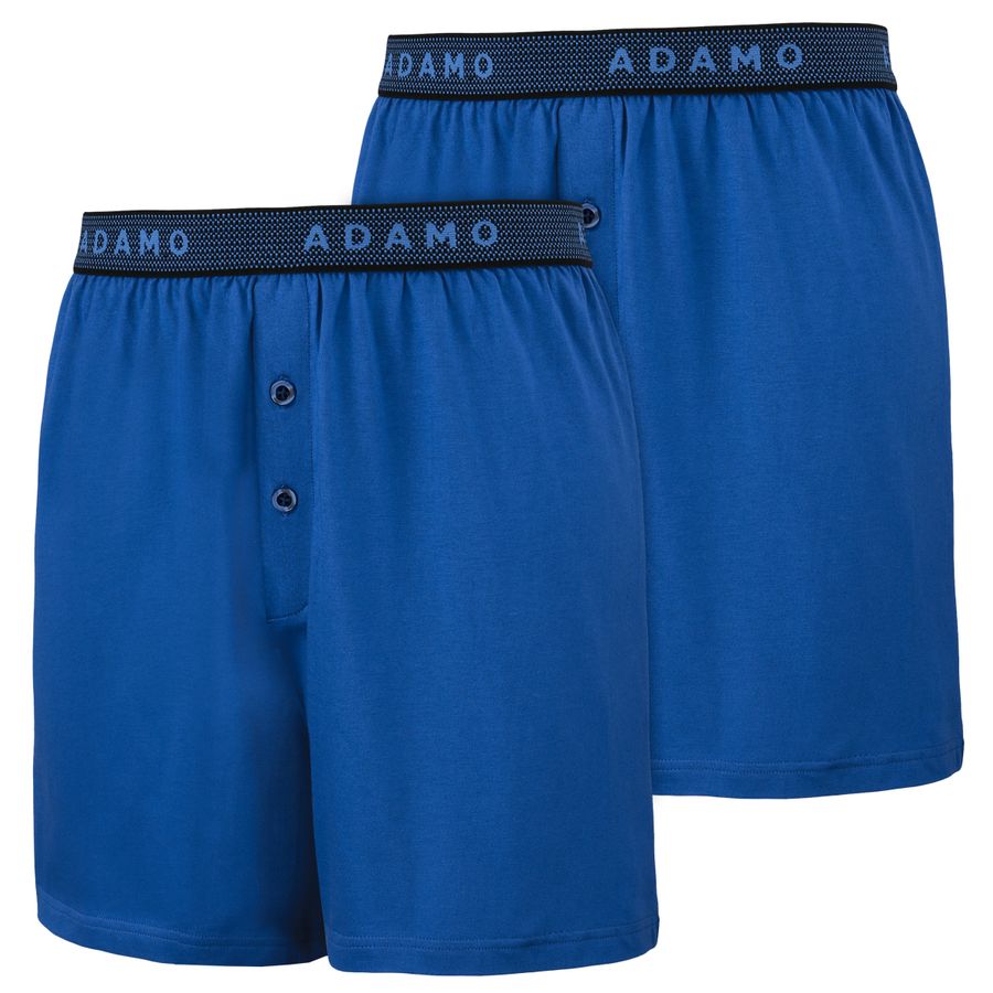 Adamo 2er-Pack Boxershorts Übergröße royalblau