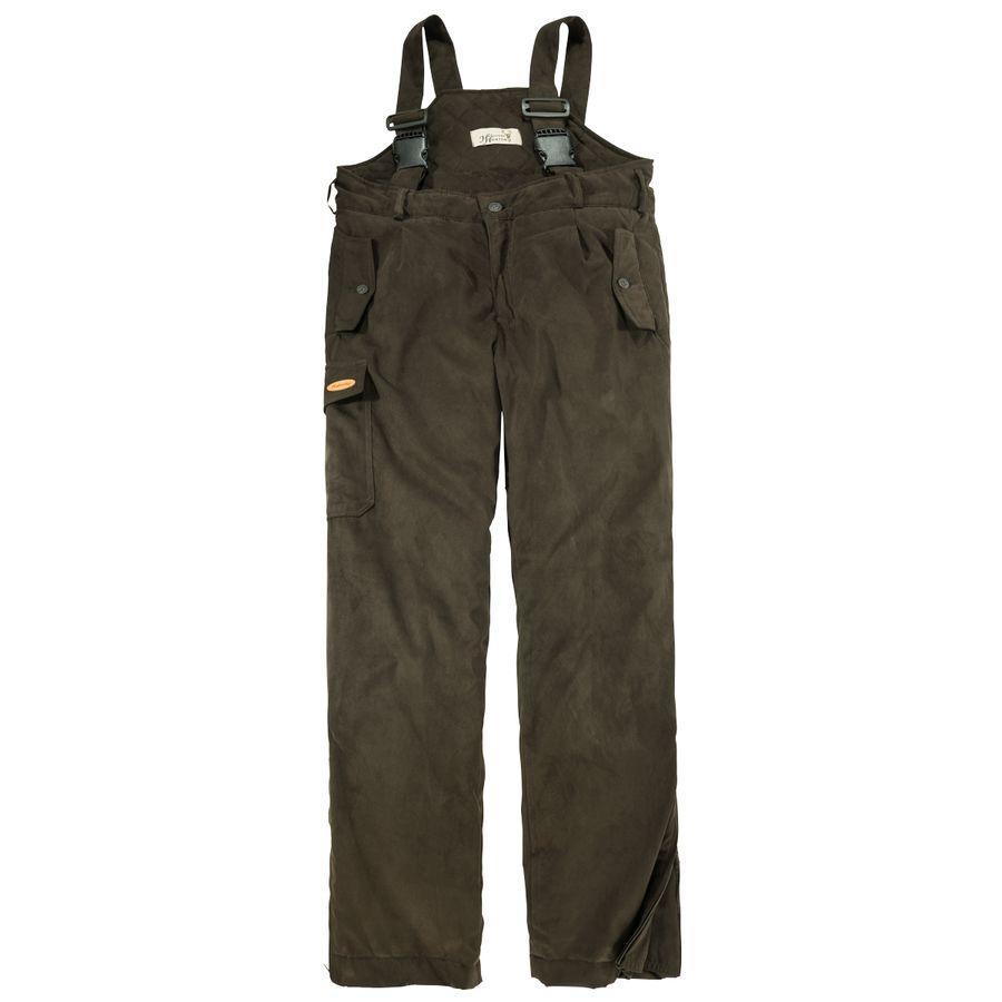 Hubertus dunkelbraune Micro Ansitzhose Übergröße