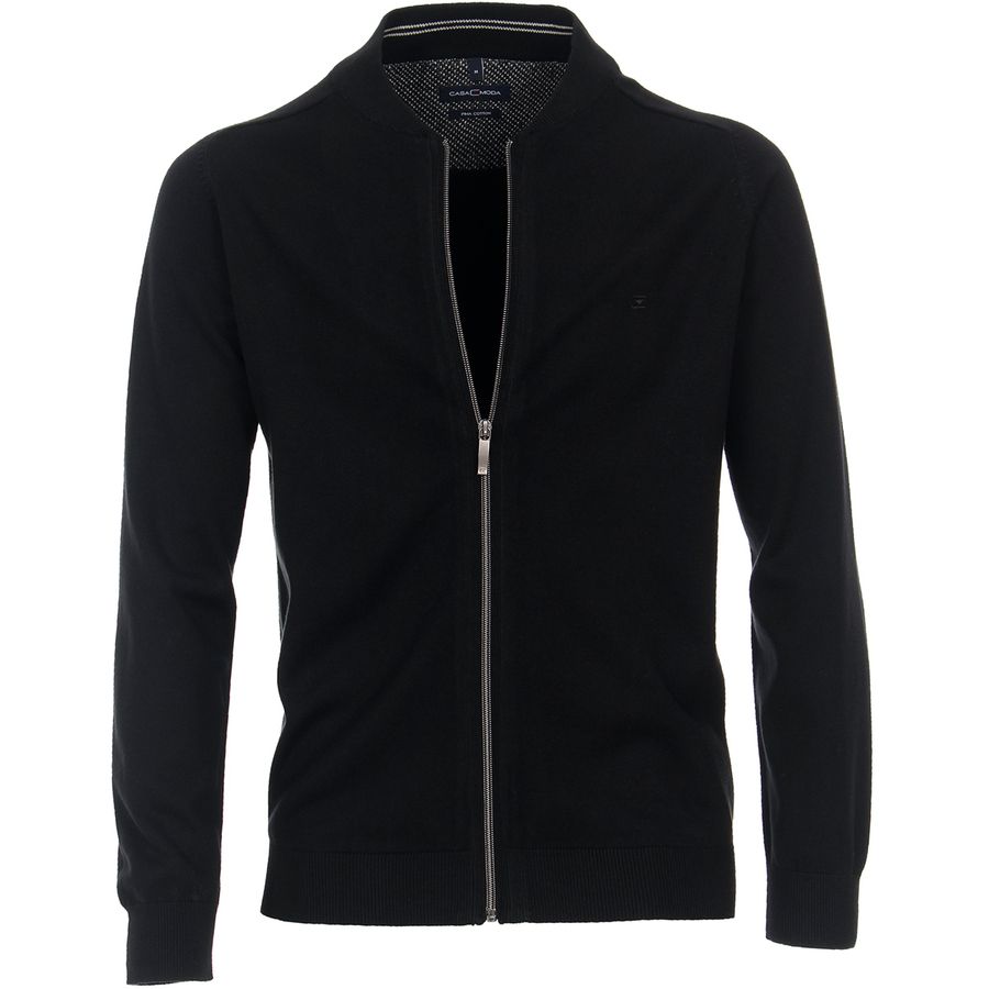 CasaModa Übergrößen Strickjacke schwarz