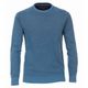 CasaModa Pullover Übergröße blau melange Struktur