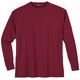 Adamo Langarmshirt große Größen weinrot