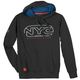 Redfield Übergrößen Hoodie schwarz Print NYC Redfield Übergrößen Hoodie schwarz Print NYC