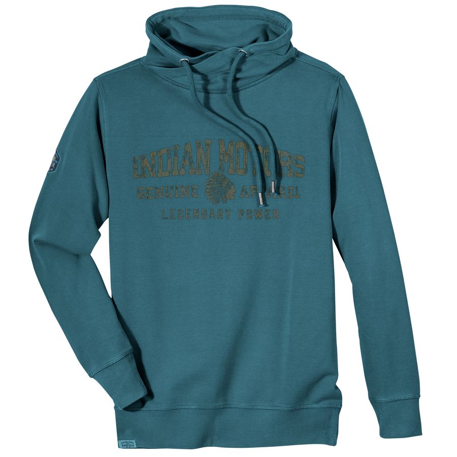 Redfield modisches Used Sweatshirt Übergröße petrol