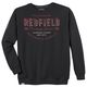 Redfield Sweatshirt XXL schwarz Print Used Look