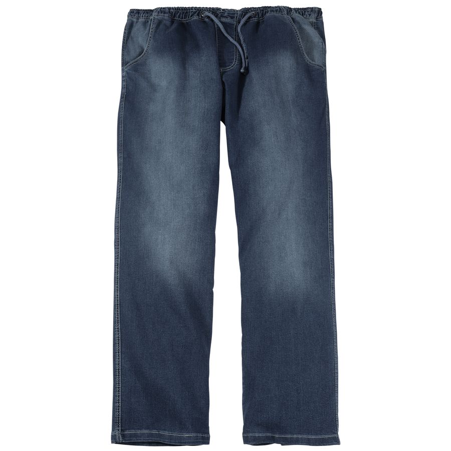 Abraxas Schlupf-Stretchjeans dunkelblau Übergröße