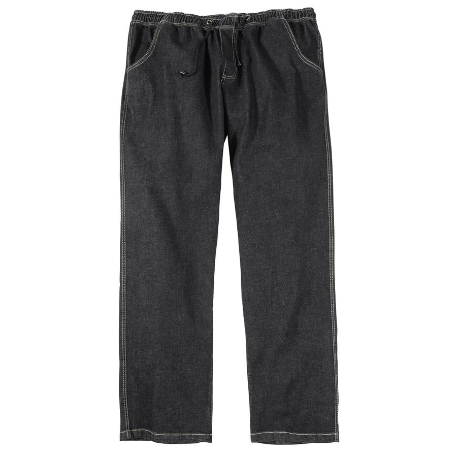 Abraxas Schlupf-Stretchjeans Übergröße schwarz