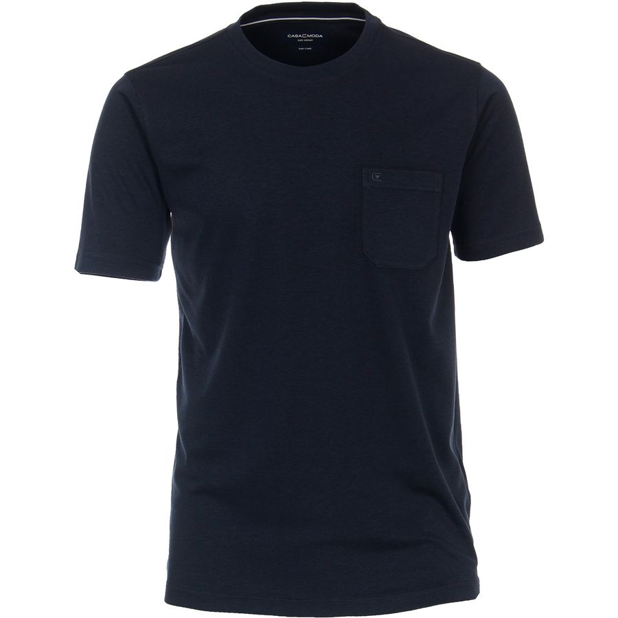 CasaModa Übergrößen T-Shirt dunkelblau "easy care"