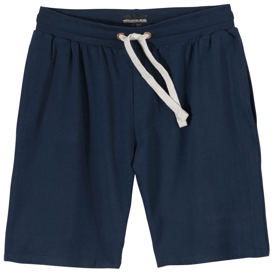North Latitude Übergrößen Sweatshorts navy