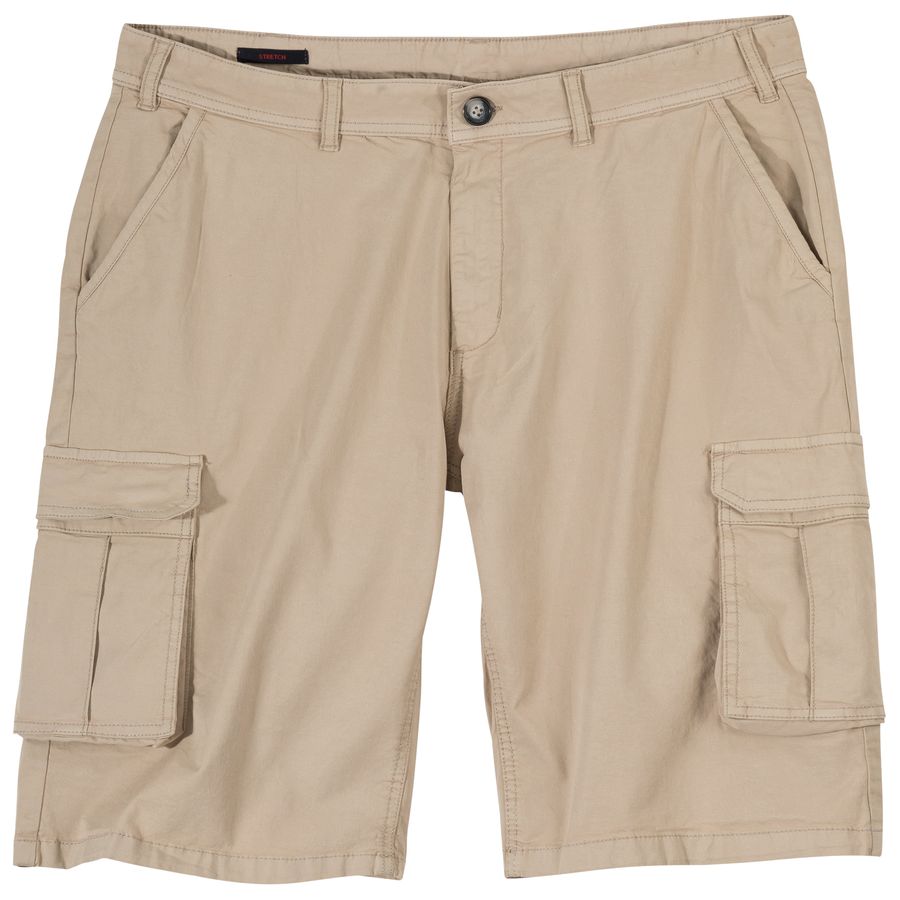 North 56°4 Cargo-Shorts Übergröße hellbeige