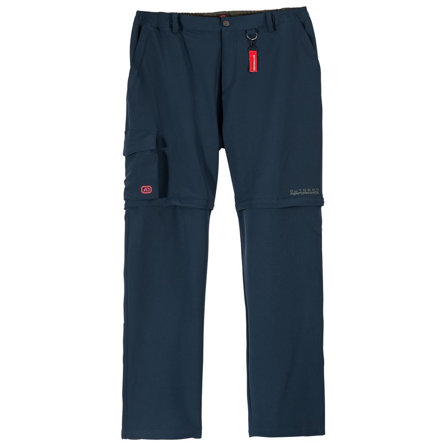Adamo Übergrößen Outdoor-Zipp-off-Hose navy