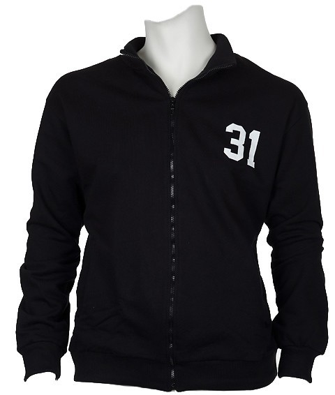 DAVE´S Sweatjacke Übergröße schwarz