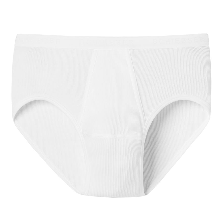 Slip Doppelripp weiß Schiesser Übergröße